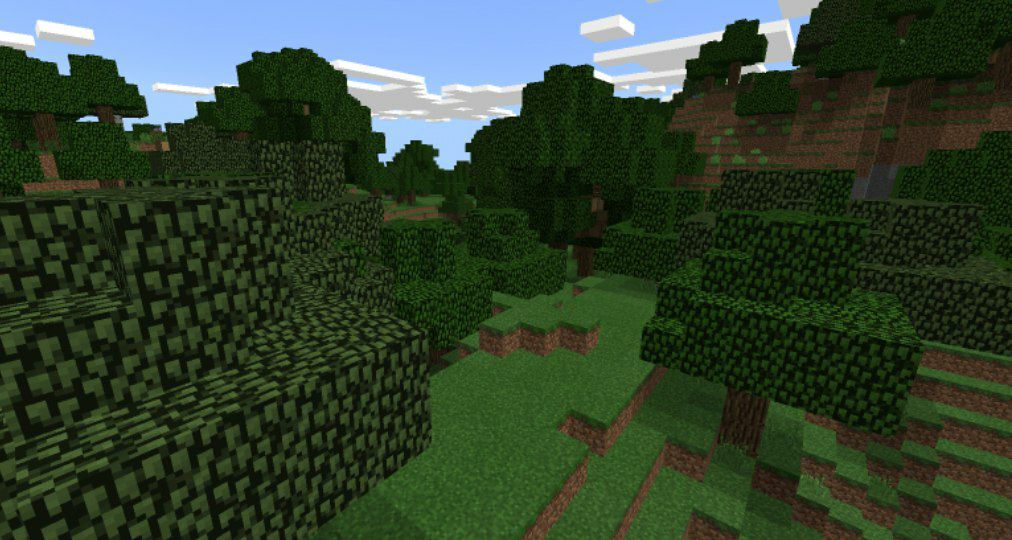 Nature from Nostalgia Shader for Minecraft PE