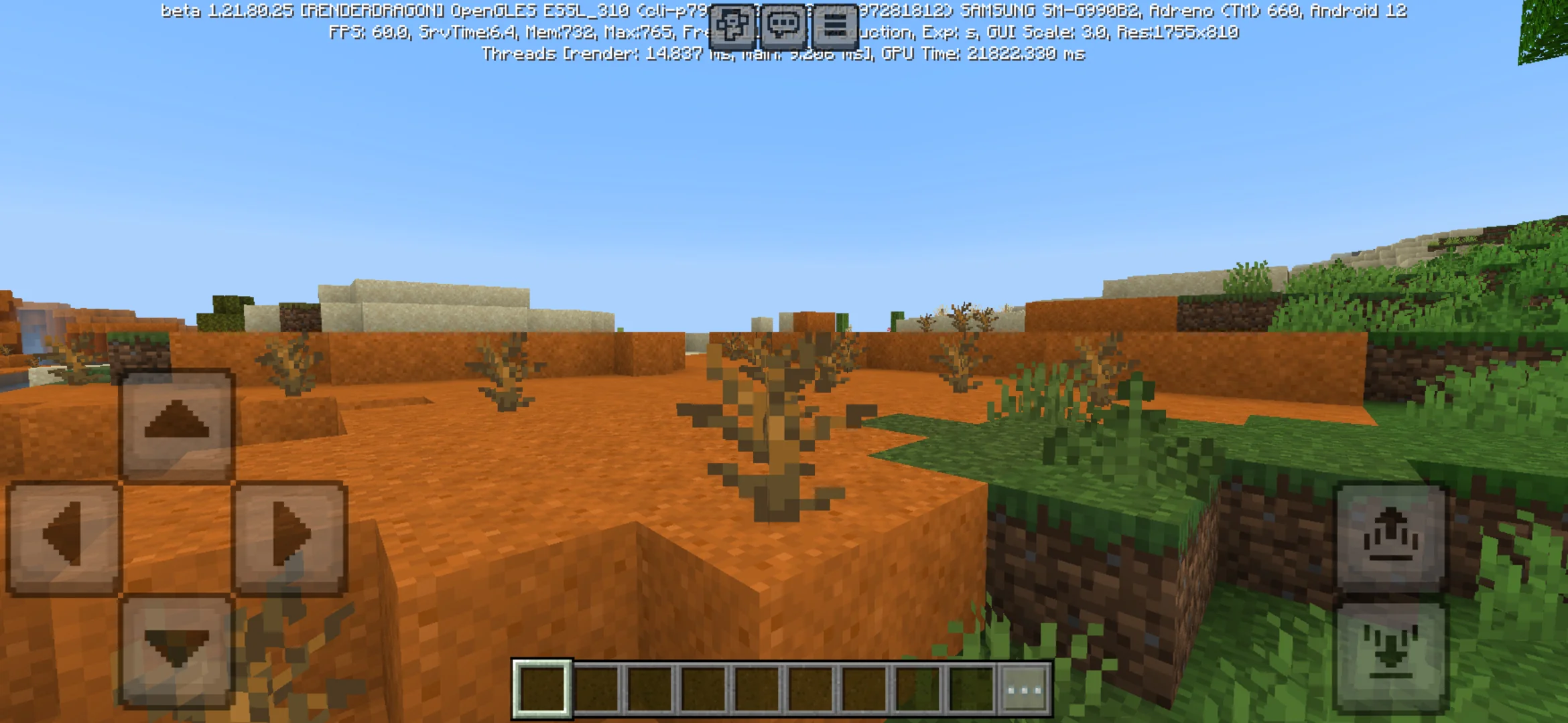 Nature from Vibrant Visuals Texture Pack for Minecraft PE