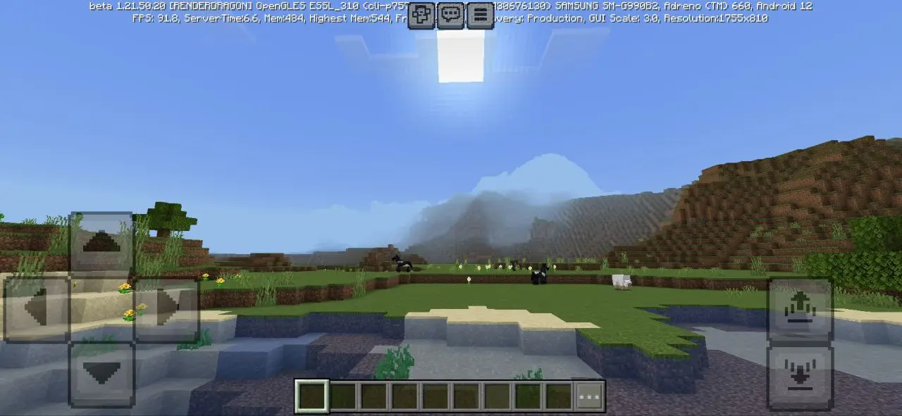 Nature from Warm Shaders for Minecraft PE