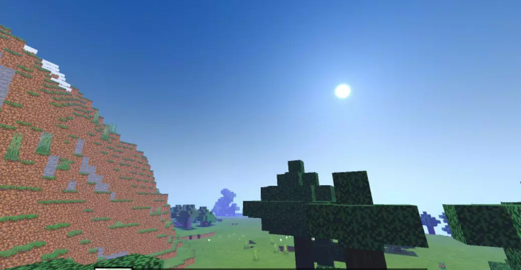 Nature from Zebra Shaders for Minecraft PE