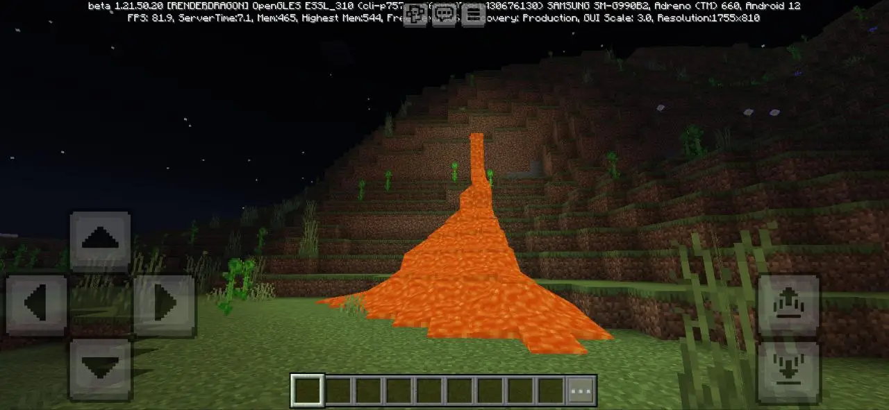 Night from Warm Shaders for Minecraft PE