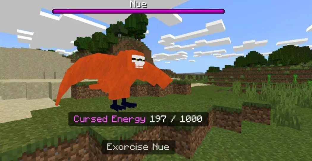Nue from Jujutsu Kaisen Mod for Minecraft PE