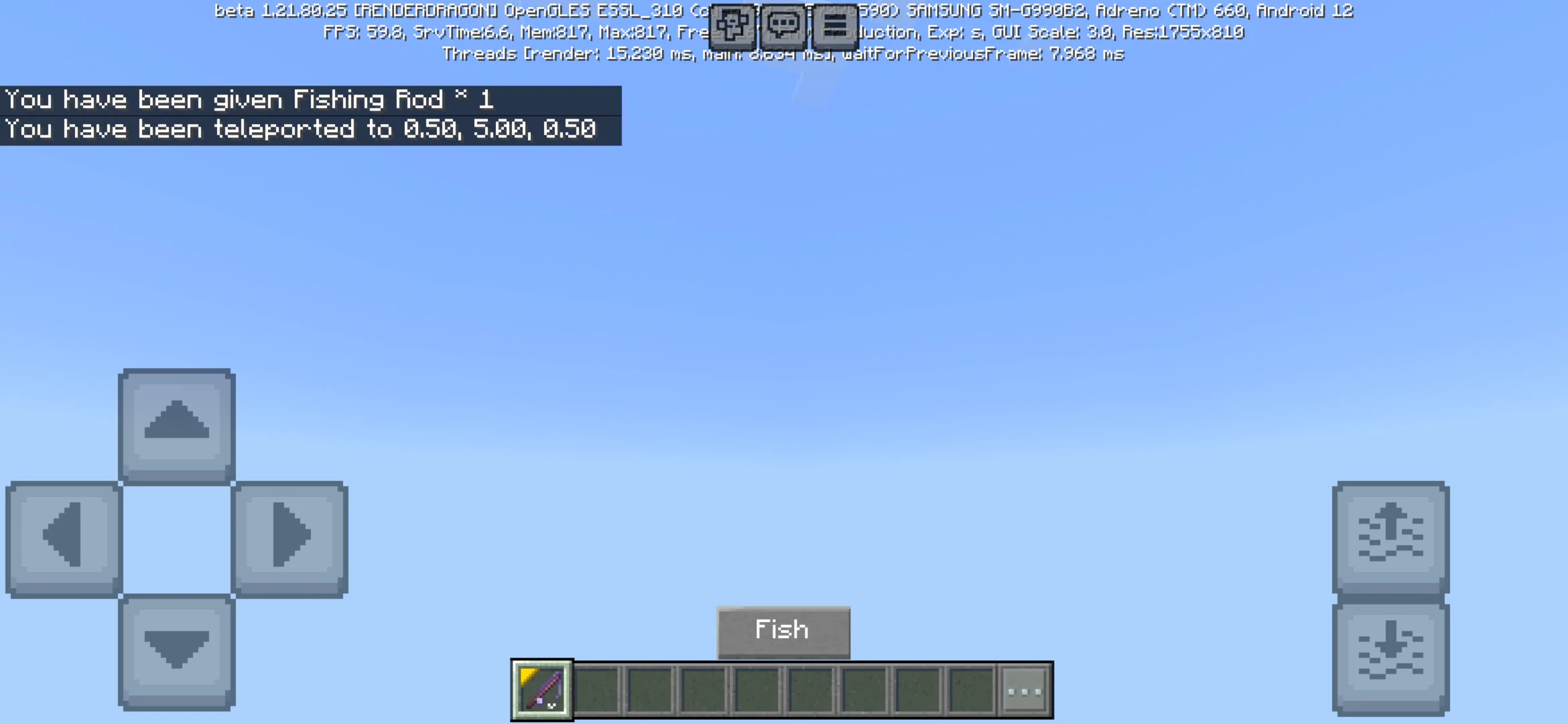 Options from One Ocean Block Map for Minecraft PE