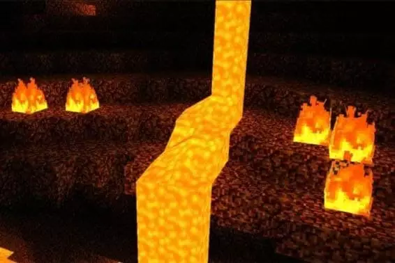 Lava from Seus Shaders for Minecraft PE