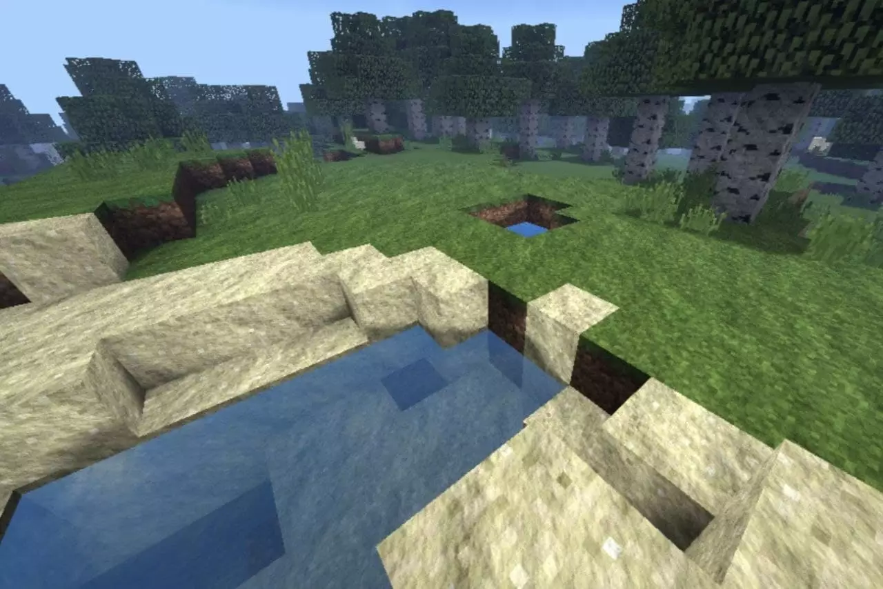 Water from Energy Shaders for Minecraft PE
