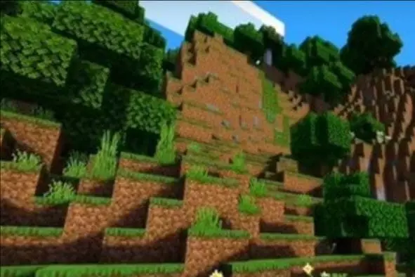 Shadows from ESTN Shader for Minecraft PE