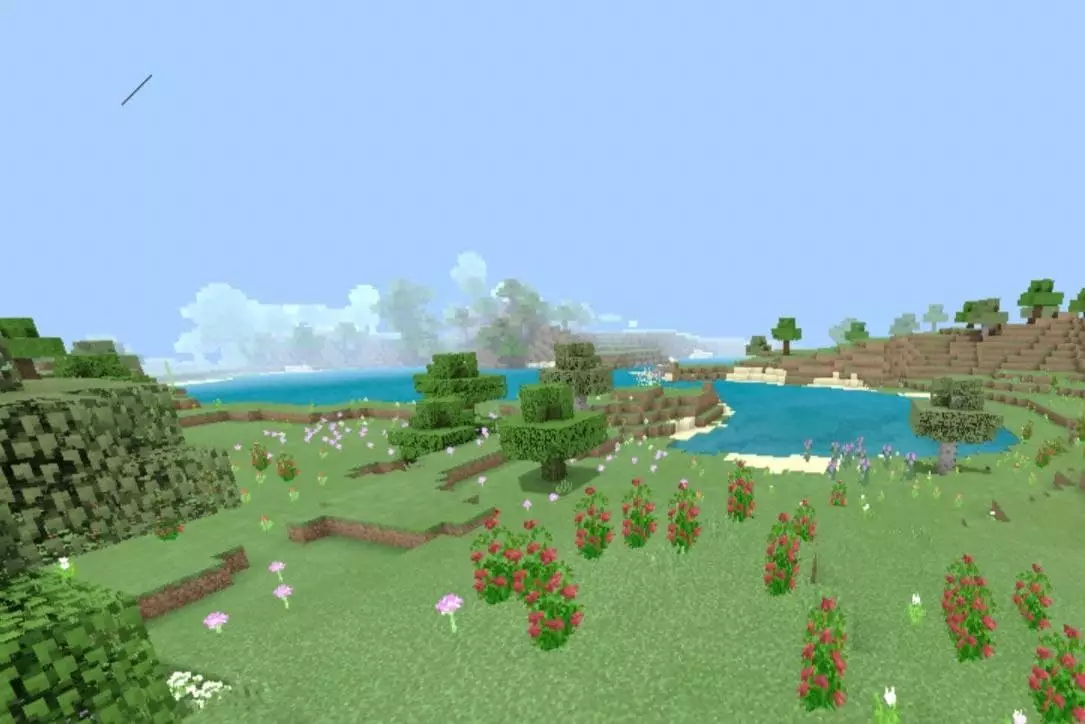 Nature from Simple Shader for Minecraft PE