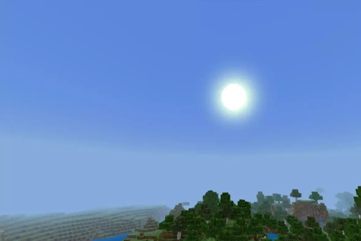Sky Water from Simple Shader for Minecraft PE