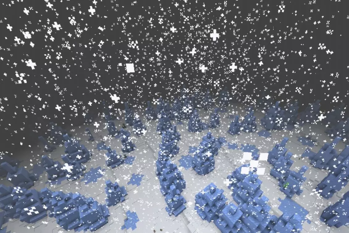 Snow from Earth Map for Minecraft PE