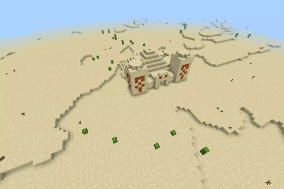 Desert from Earth Map for Minecraft PE
