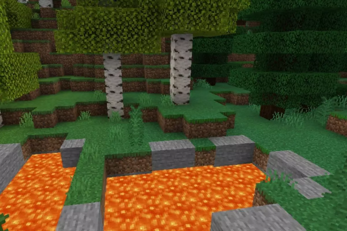 Lava from Vibrant Shader for Minecraft PE