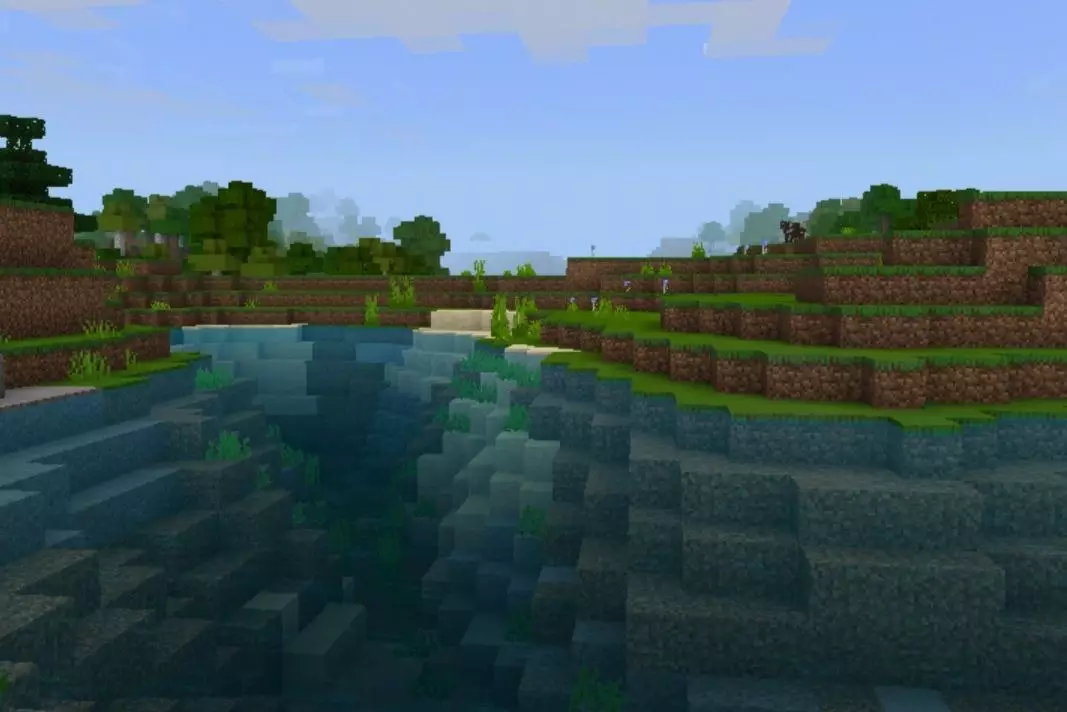 Water from Vibrant Shader for Minecraft PE