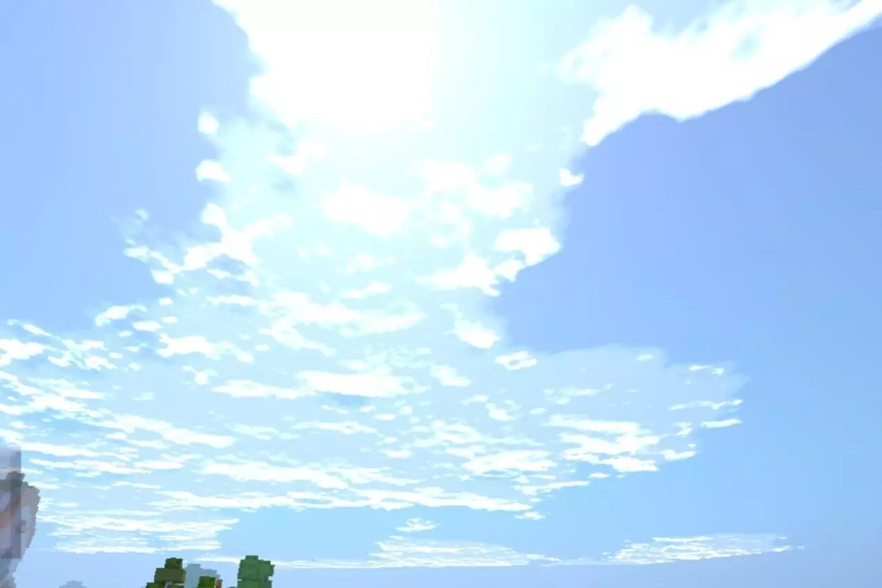 Sky from Light Shaders for Minecraft PE