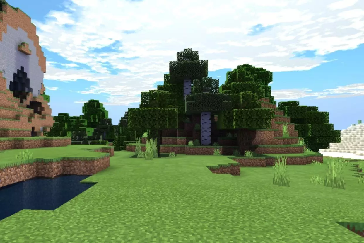 Trees from Light Shaders for Minecraft PE