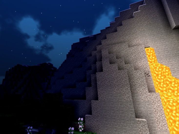 Night Sky from Parallax Shaders for Minecraft PE