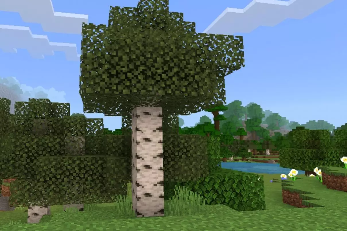 Trees from Sildurs Basic Shader for Minecraft PE
