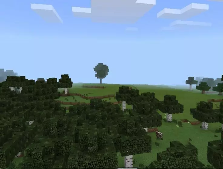 Sky from Waving Plants Shaders for Minecraft PE
