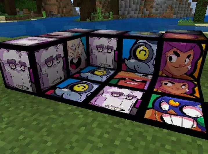 Blocks from Brawls Stars Texture Pack for Minecraft PE