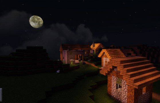 Moon from Enhanced Default Shaders for Minecraft PE