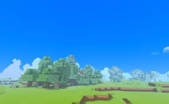 Trees from Pisces Be Shaders for Minecraft PE