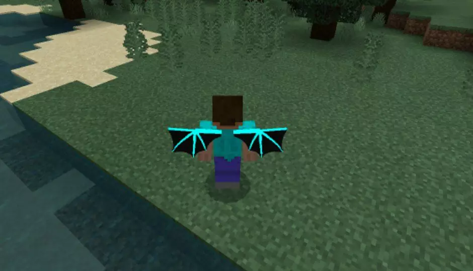Blue Wings from Wings Mod for Minecraft PE
