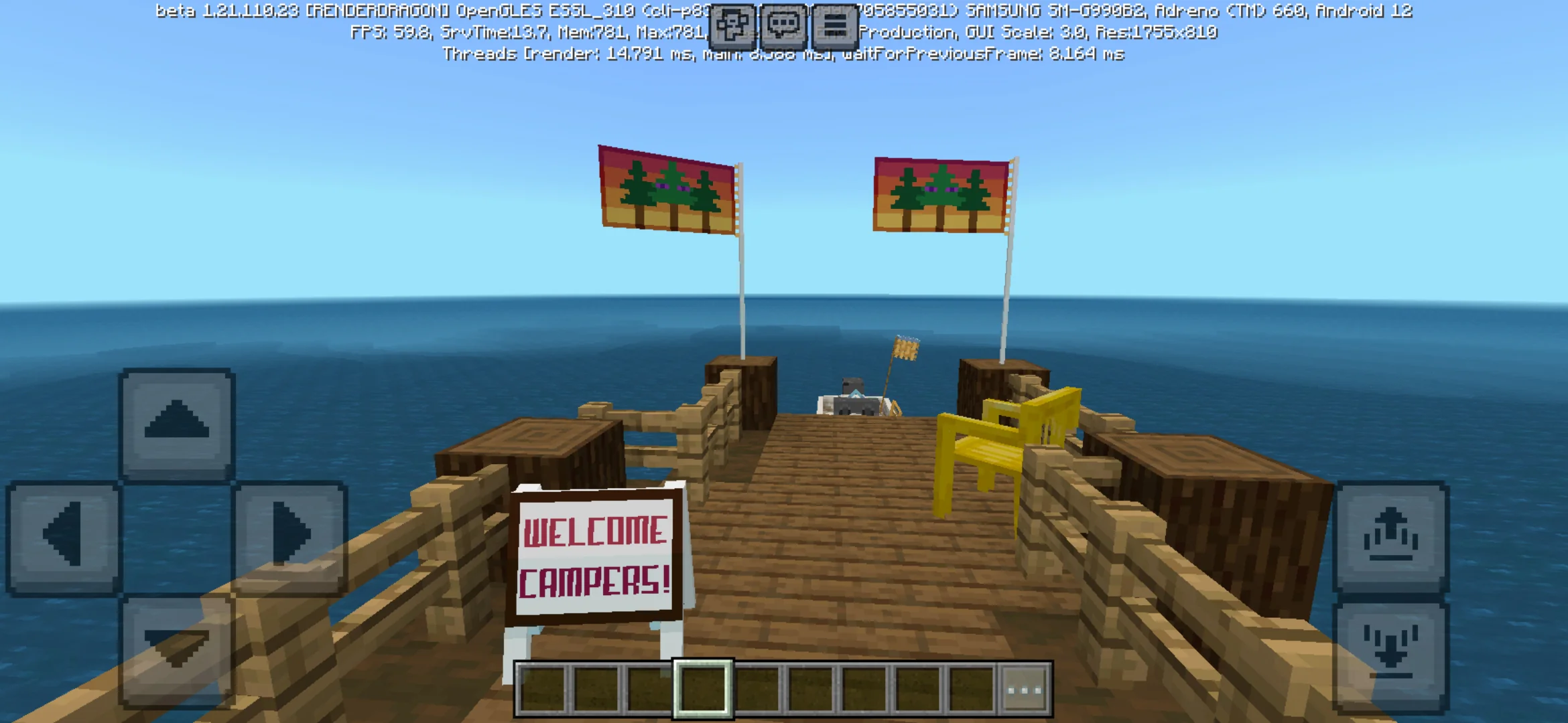 Pierce from Camp Enderwood Map for Minecraft PE