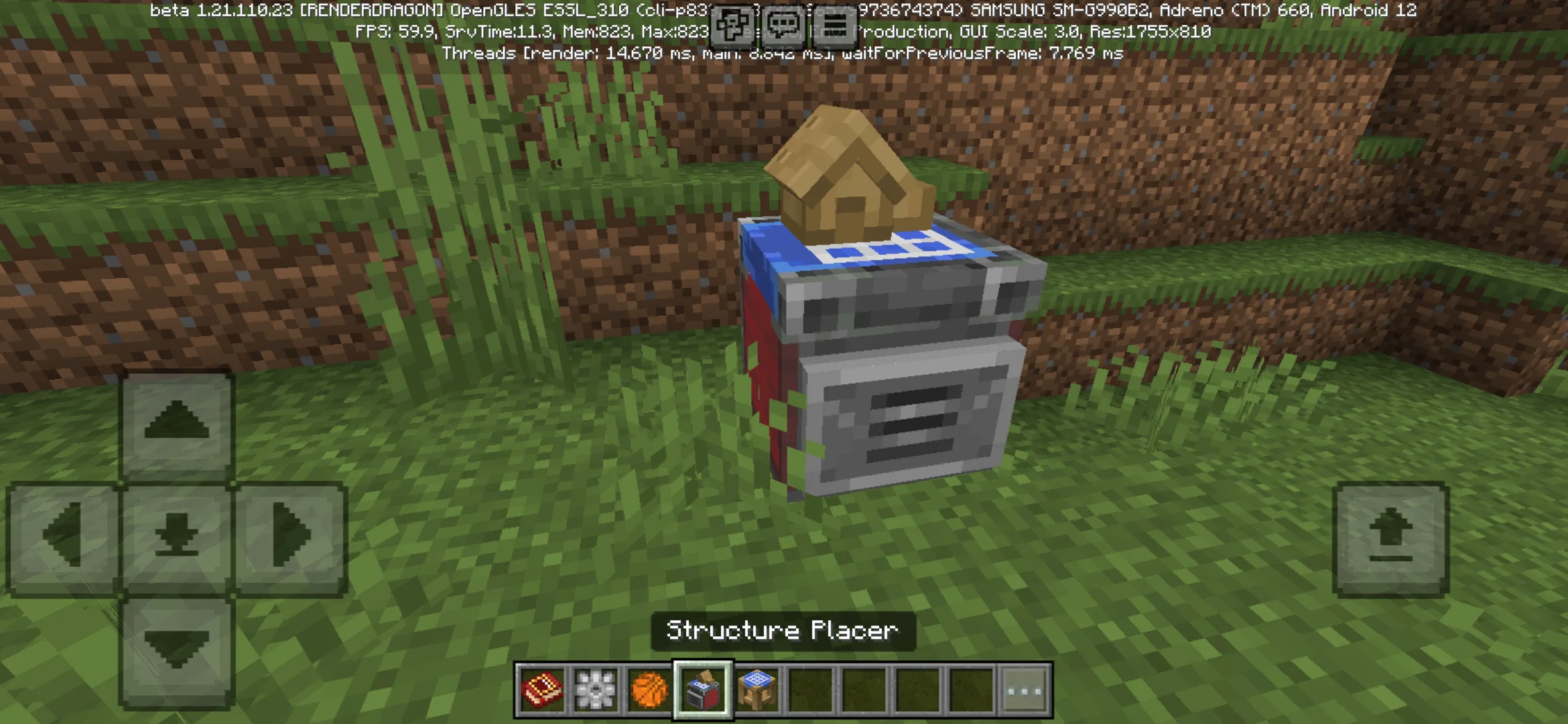 Placer from Furniture Builder Mod for Minecraft PE