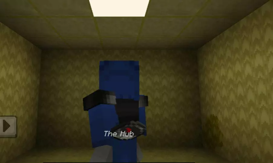 Player from Horror Backrooms Map for Minecraft PE
