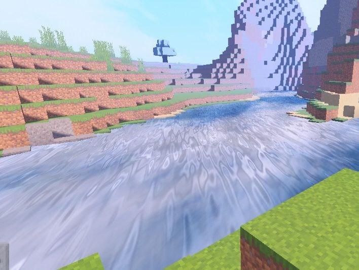River from Low End Shaders for Minecraft PE