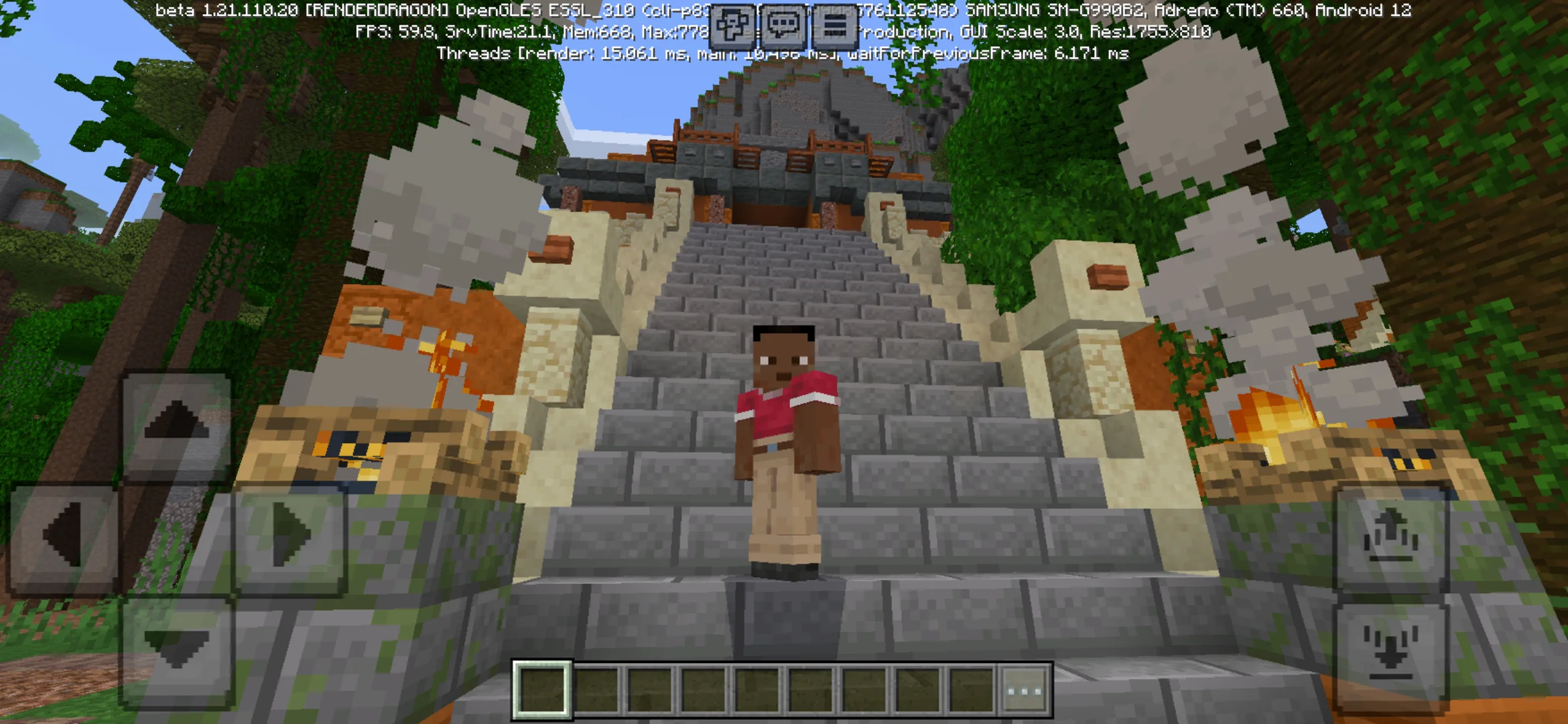 Pyramid from Ancient Grove Map for Minecraft PE