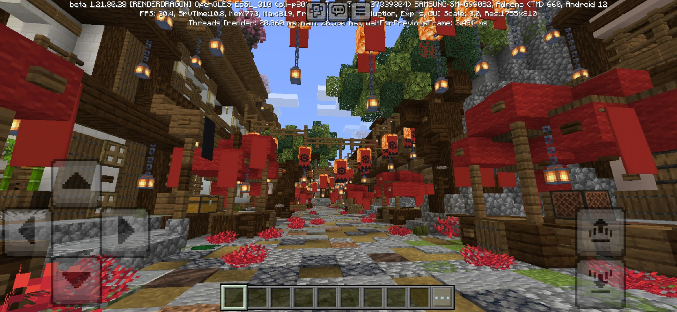 Red from Japanese Town Map for Minecraft PE