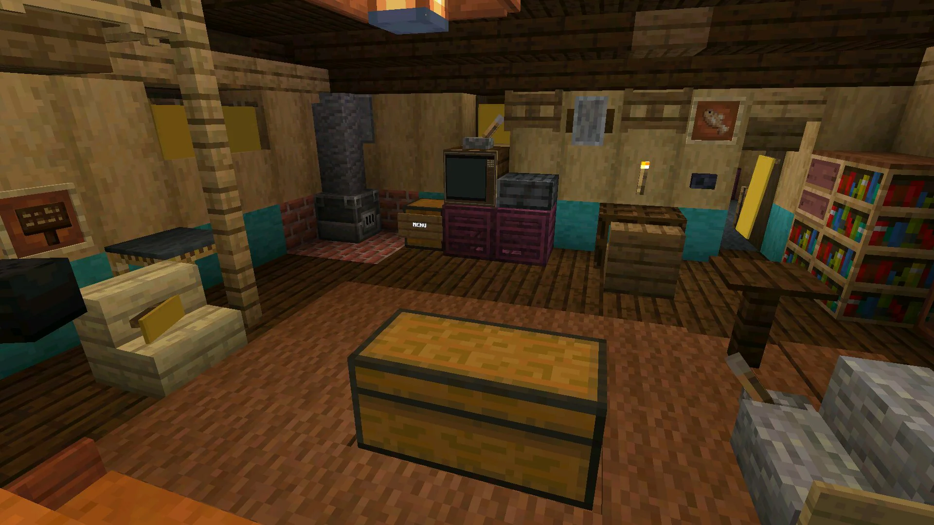 Room from Stranger Things Mod for Minecraft PE