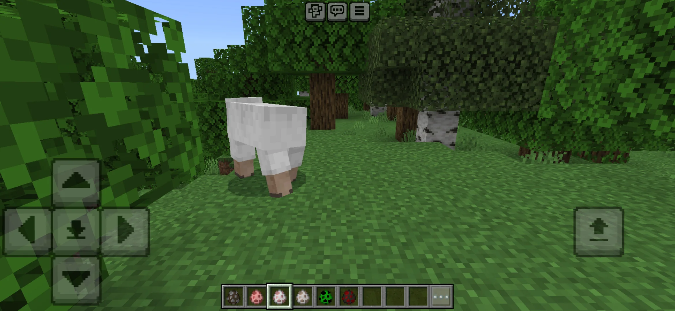 Sheep from Better Mob Animation Texture Pack for Minecraft PE