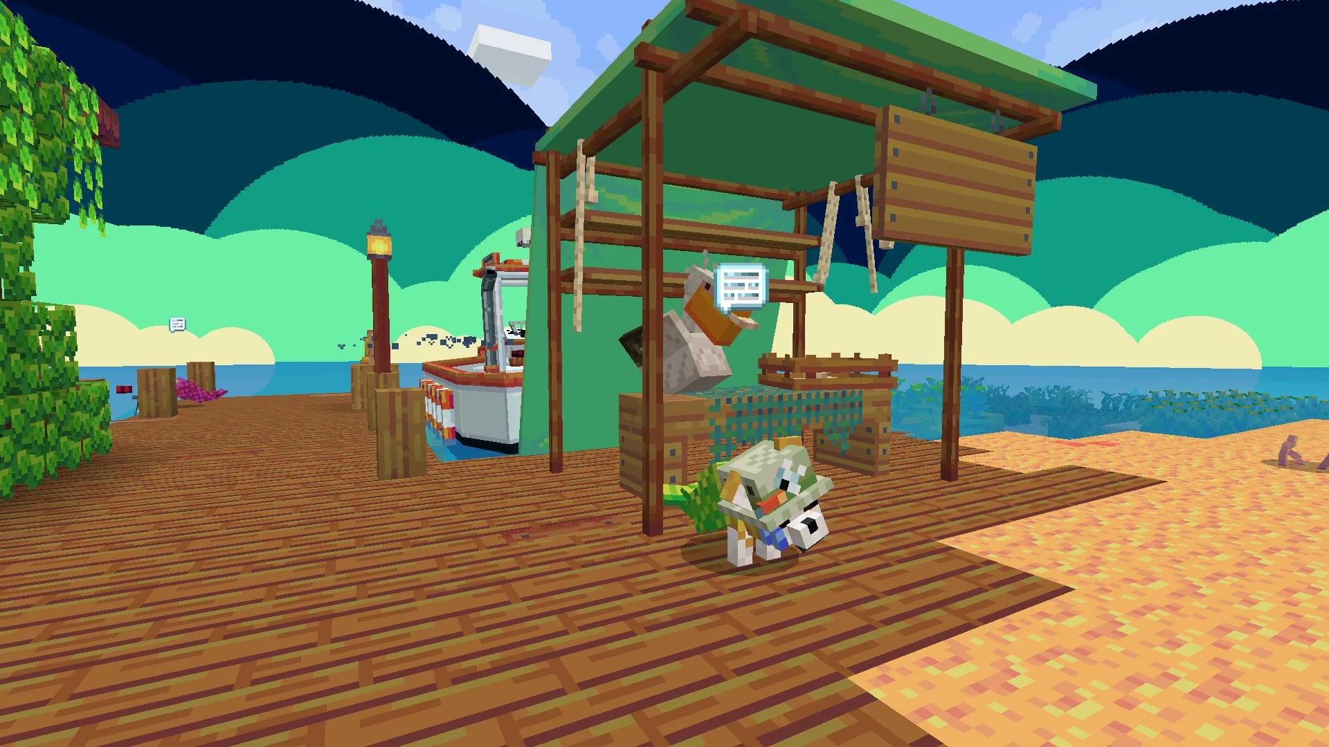 Shop from Seaside Story Mod for Minecraft PE