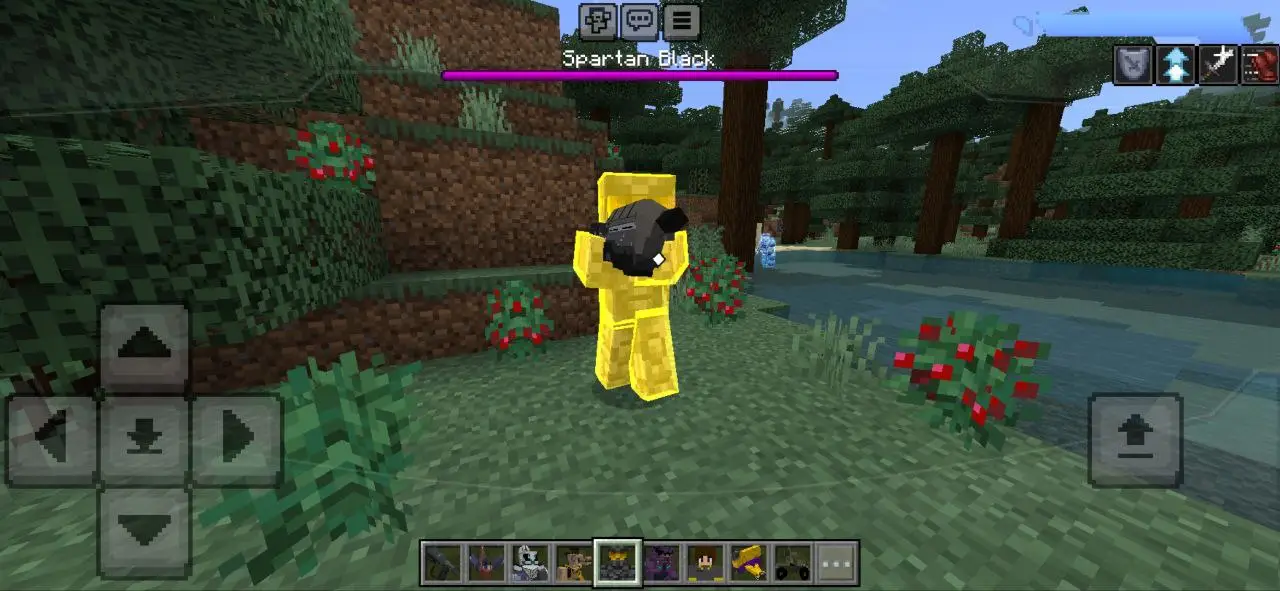 Spartan from Halo Mod for Minecraft PE