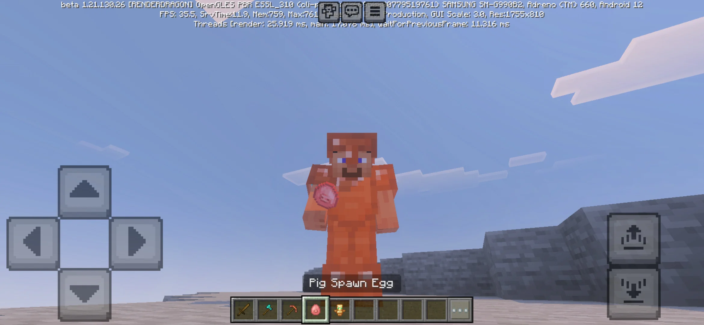 Spawn Egg from Mini Items Mod for Minecraft PE