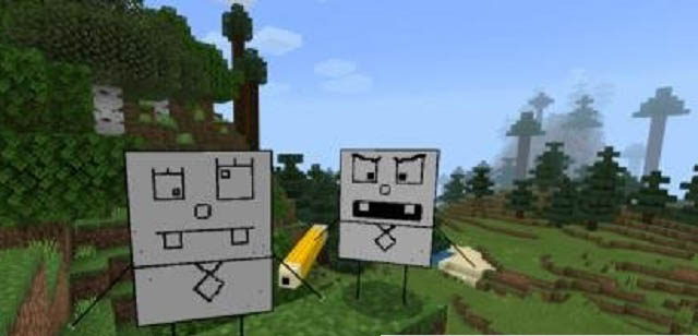 Mobs from Sponge Bob Mod for Minecraft PE