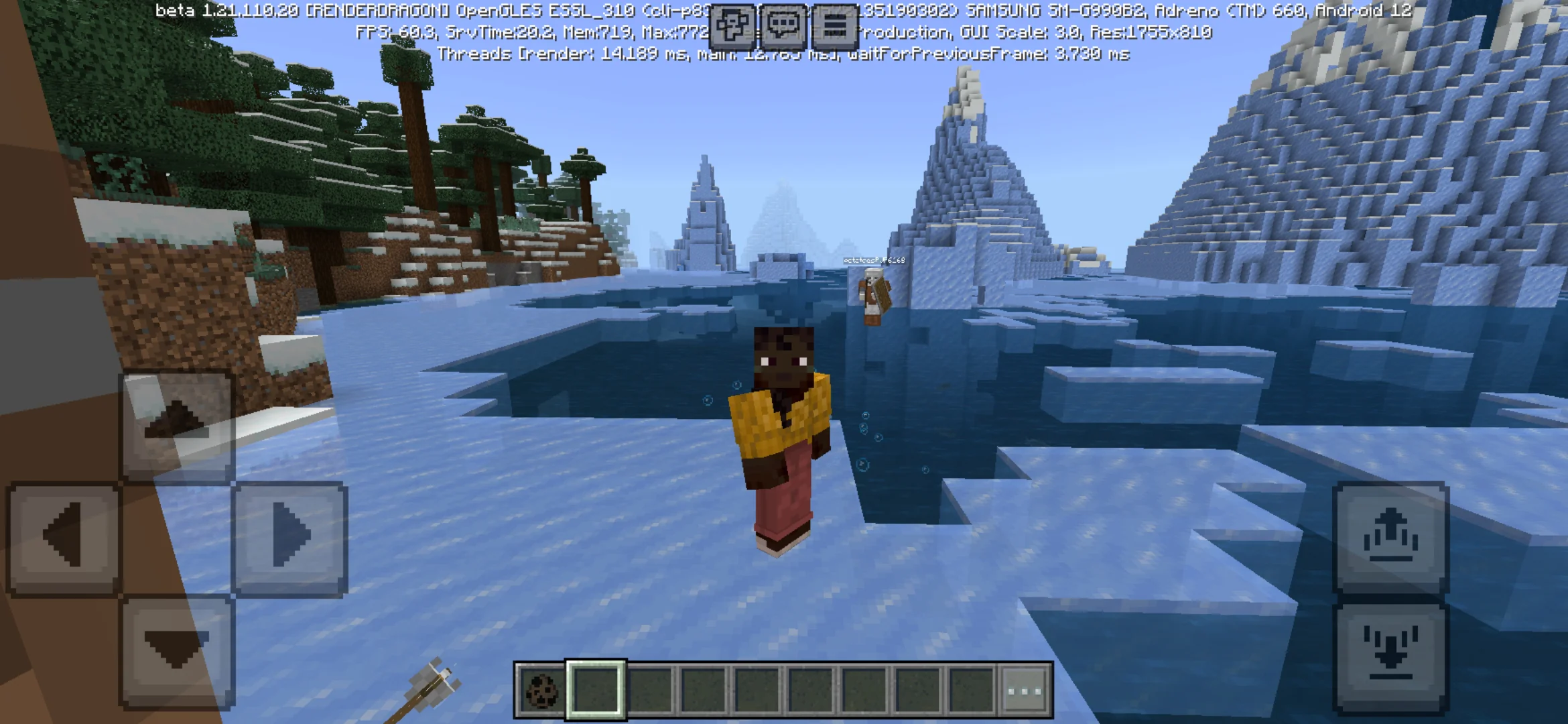 Start from AI Player Mod for Minecraft PE