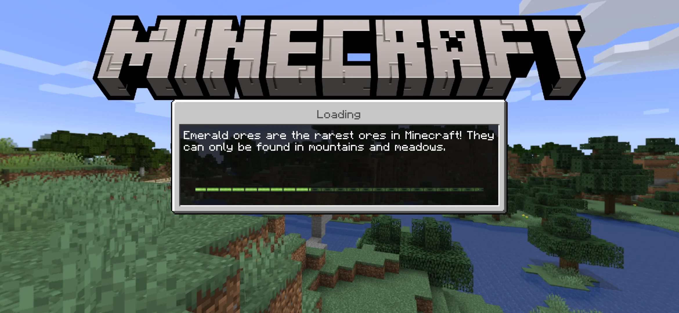 Start from MixVanilla Texture Pack for Minecraft PE