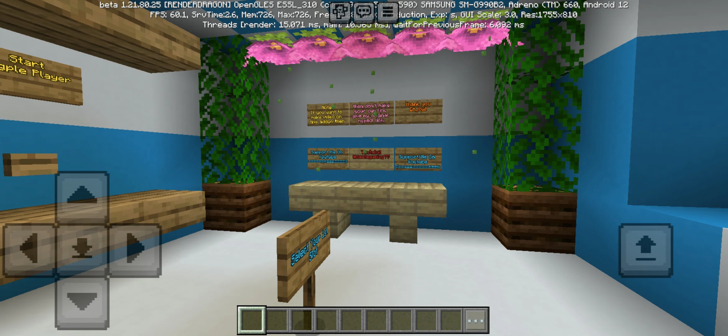 Start from One Ocean Block Map for Minecraft PE