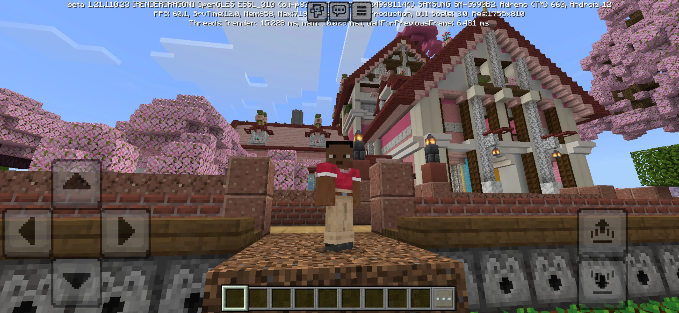 Start from Pink House Map for Minecraft PE