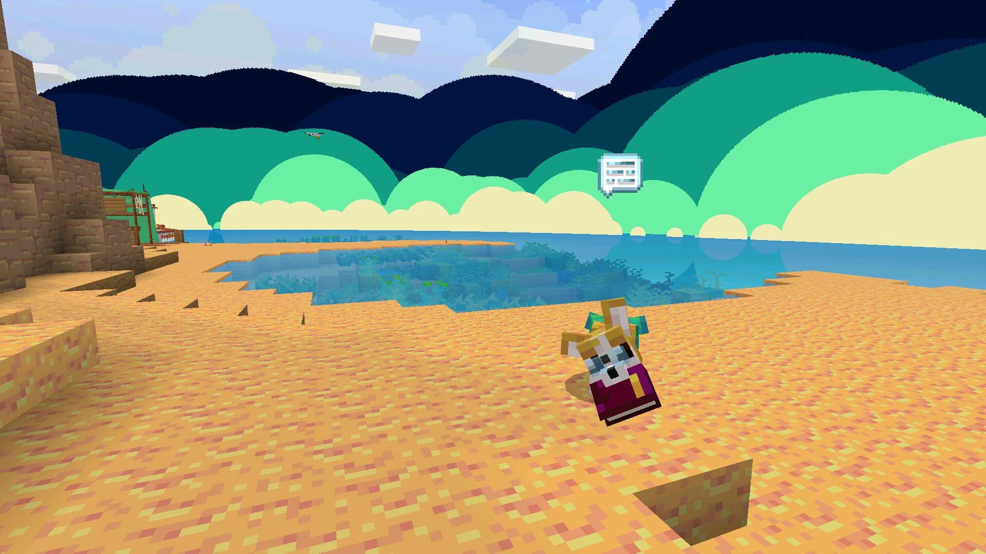 Start from Seaside Story Mod for Minecraft PE
