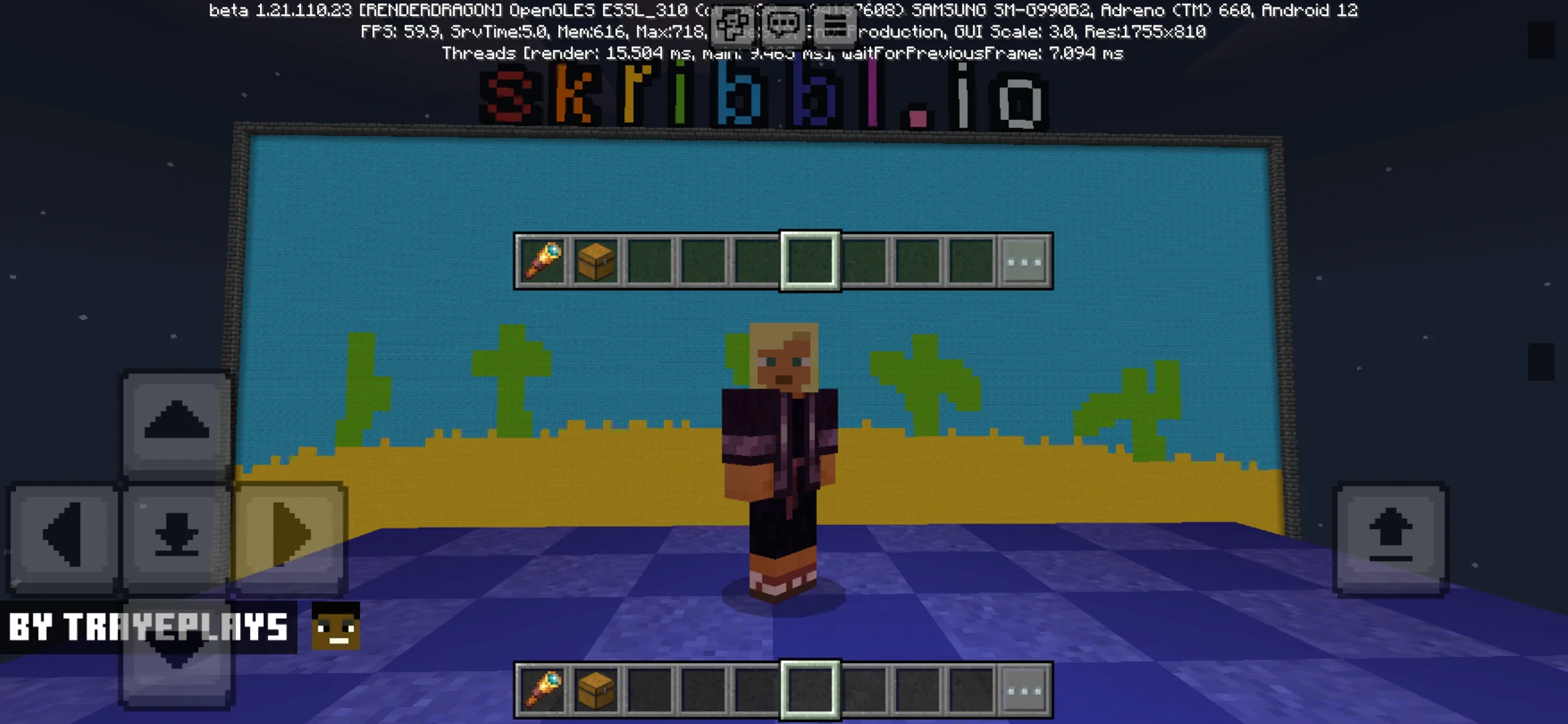 Start from Skribbl Map for Minecraft PE