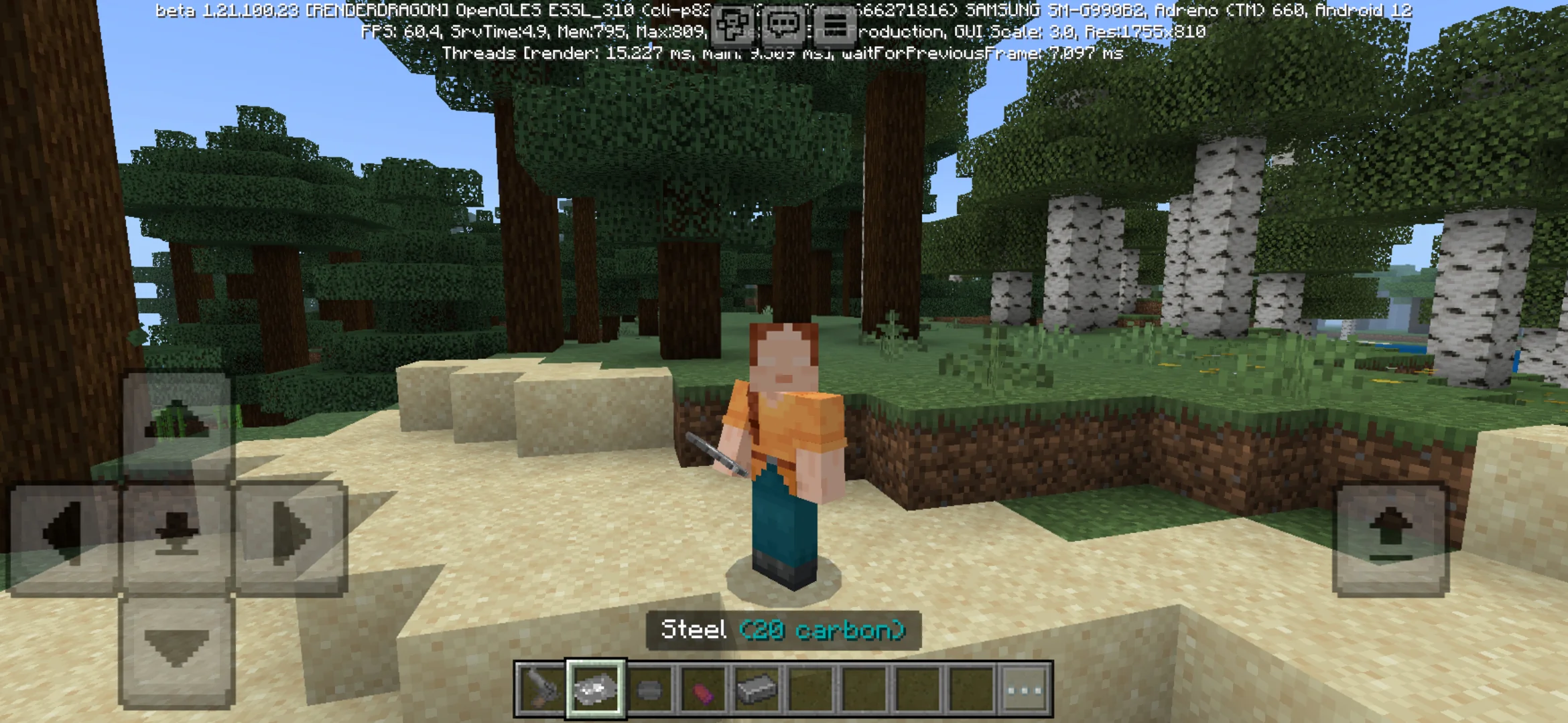 Steel from Russian Roulette Mod for Minecraft PE