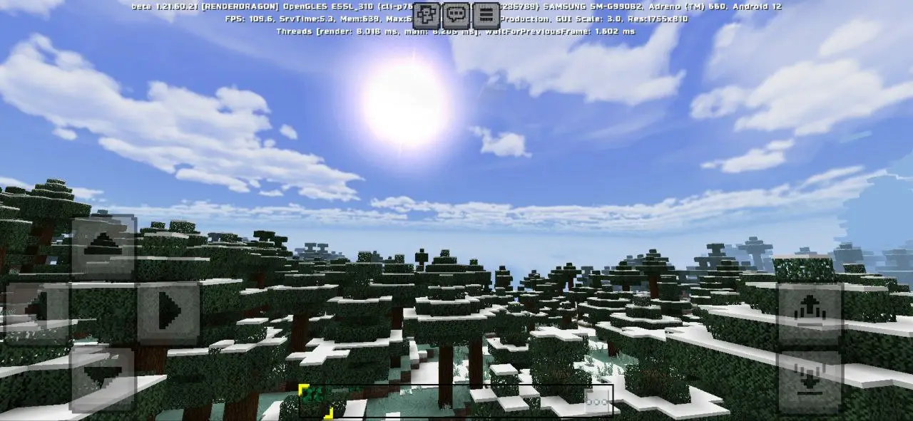 Sun from Apple Shader for Minecraft PE