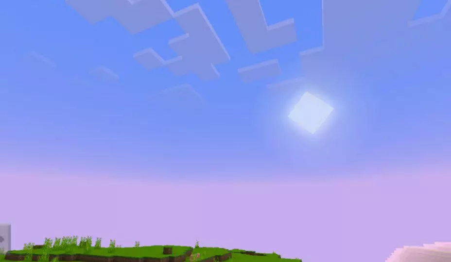 Sun from Ketsa Shader for Minecraft PE