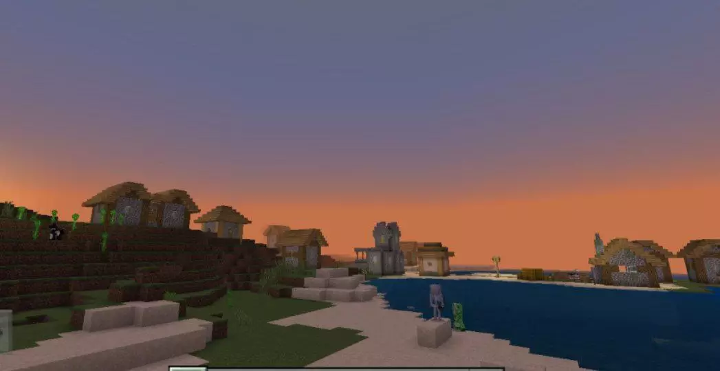 Sunrise from Solutide Shader for Minecraft PE