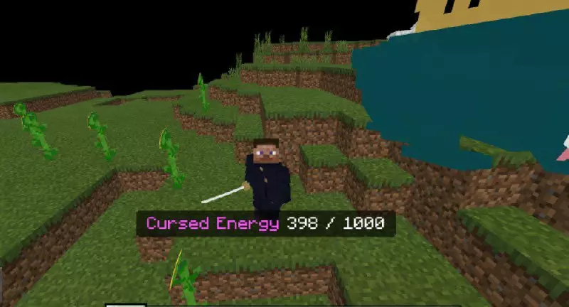 Sword from Jujutsu Kaisen Mod for Minecraft PE