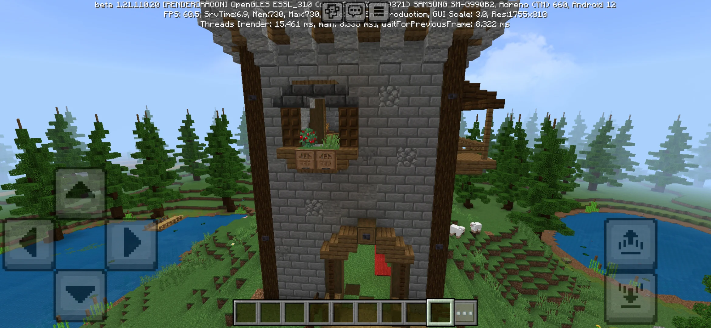 Territory from Continent Survival Map for Minecraft PE