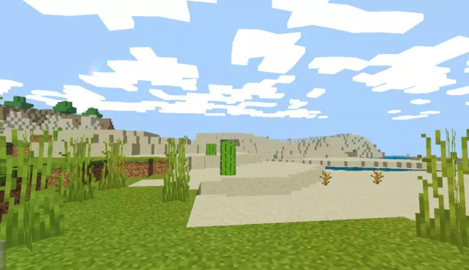Territory from Hero Shader for Minecraft PE
